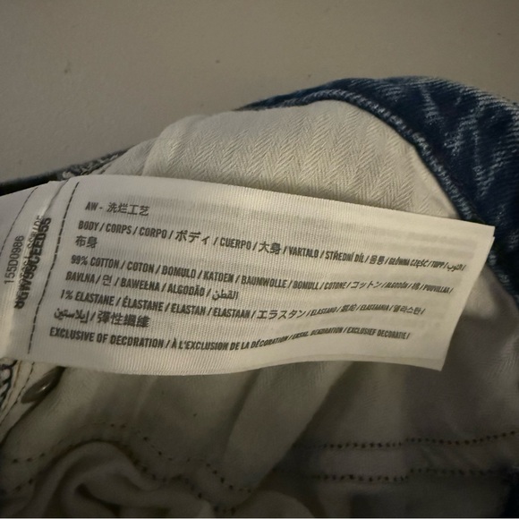 ABERCROMBIE The ‘90s Straight Ultra High Rise Crossover Stretch Jeans Womens 27 - Picture 8 of 8